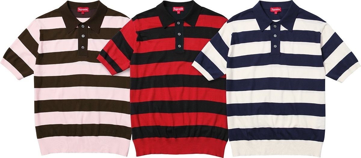 Striped Polo Sweater